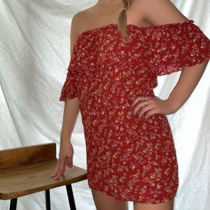 Strapless spring summer dress
